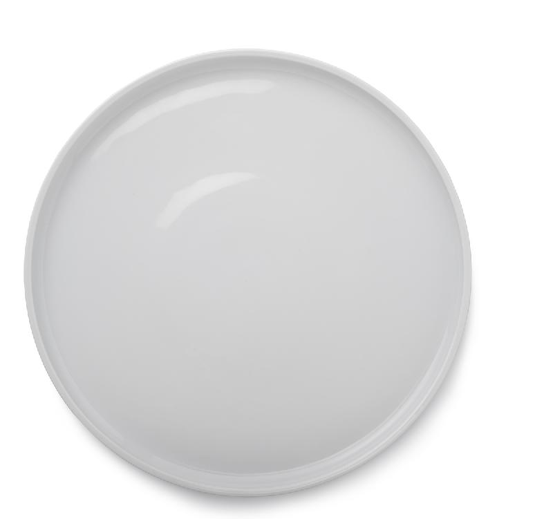 ASSIETTE PLATE ROND BLANC PORCELAINE Ø 24 CM LA VAISSELLE DE L'ECONOME DEGRENNE