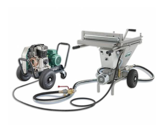 Machine à projeter Kosner MK 20 et compresseur MX 22 - Pack complet pour petits chantiers_0