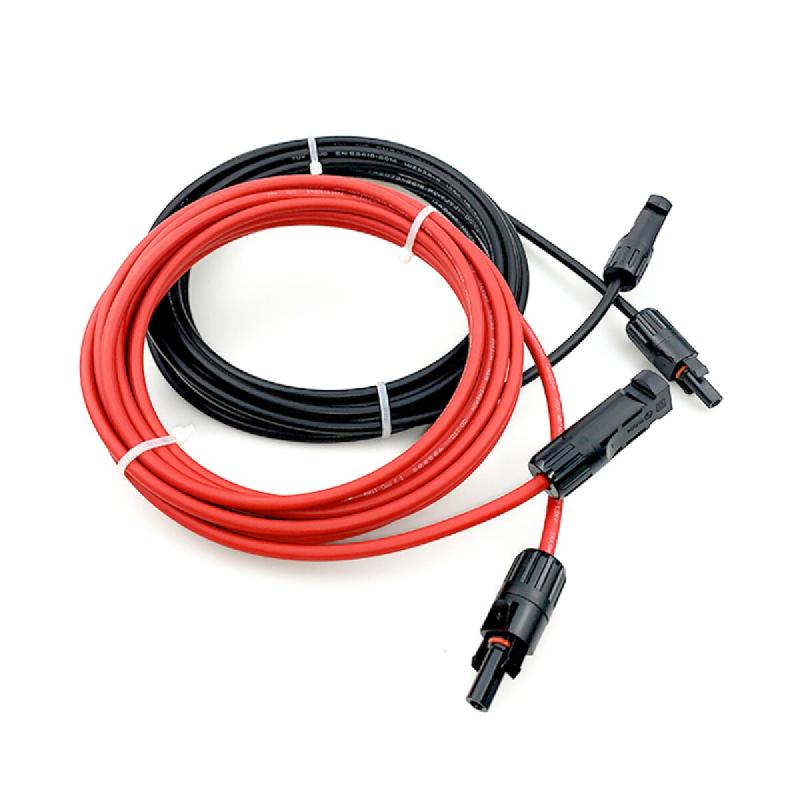 Alcapower Câble Extension Solaire 3M Double Tête Connecteurs Mc4 1000V 30A Section 2.5Mm² Isolation Xlpo Ip67 Protection Panneaux Photovoltaïques_0
