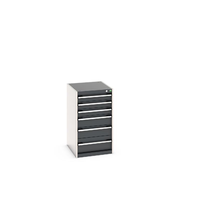 Armoire à tiroirs Cubio SL-569-6.3 - Réf : 40018049 - 6 tiroirs, charge 1.5 tonne, acier renforcé_0