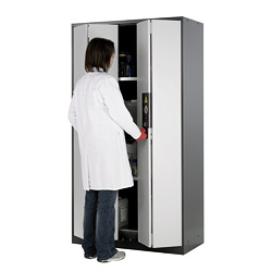 Armoire de sécurité portes pliables - 1065 litres - Acier robuste - Revêtement époxy - Couleurs personnalisables_0