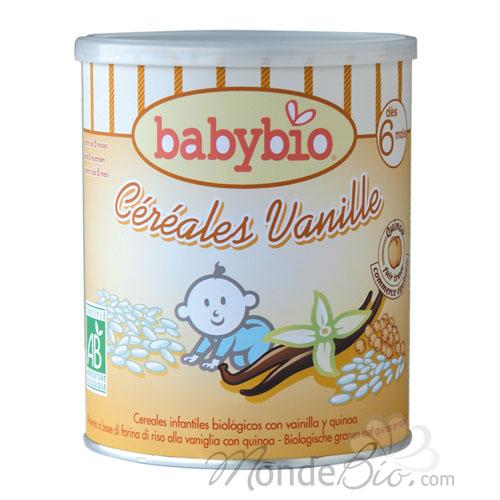BABYBIO - CÉRÉALES À LA VANILLE DÈS 6 MOIS 220G