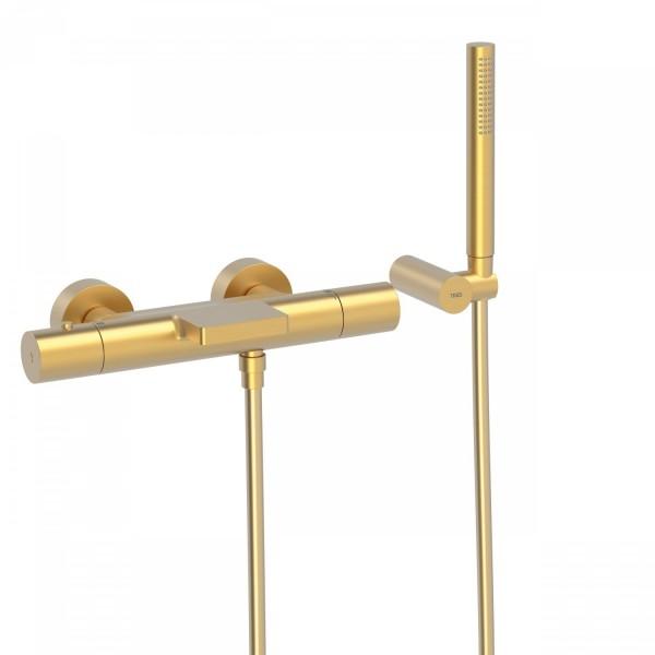 BAIN‑DOUCHE THERMOSTATIQUE AVEC CASCADE. DOUCHETTE À MAIN ANTICALCAIRE AVEC SUPP - TRES 26117209OM