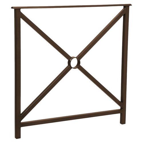 BARRIÈRE HÉRITAGE SIMPLE CROIX 80 CM - MARRON 8017 - PROCITY