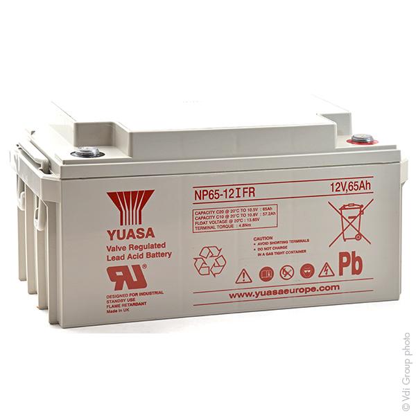 Batterie plomb AGM Yuasa NP65-12IFR - 12V 65Ah - M6-F - Étanche, sans entretien_0