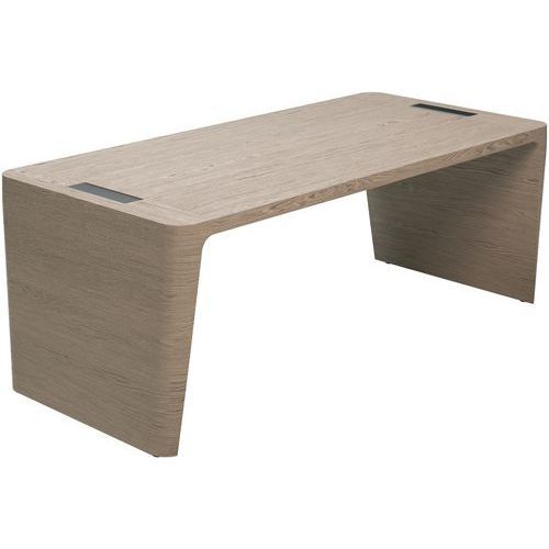 BUREAU X10 210 X 100 X 76 ORME GRIS - QUADRIFOGLIO
