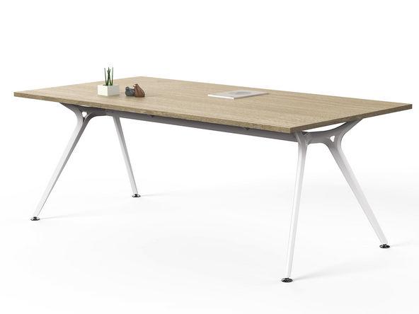 Bureau de direction Arkitek Actiu piètement aluminium plateau bois_0