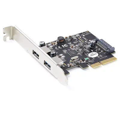 Carte PCIe 2 Ports USB - 10Gbps/port - Carte Contrôleur Hôte USB 3.2 Gen 2 Type-A PCI Express 3.0 x2_0