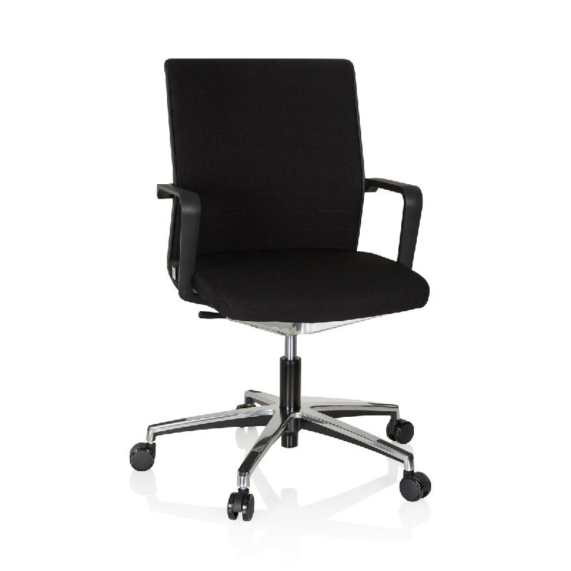 Chaise de bureau / Chaise bureau MOVE-TEC 3 D tissu noir hjh OFFICE - noir polyester 608908_0