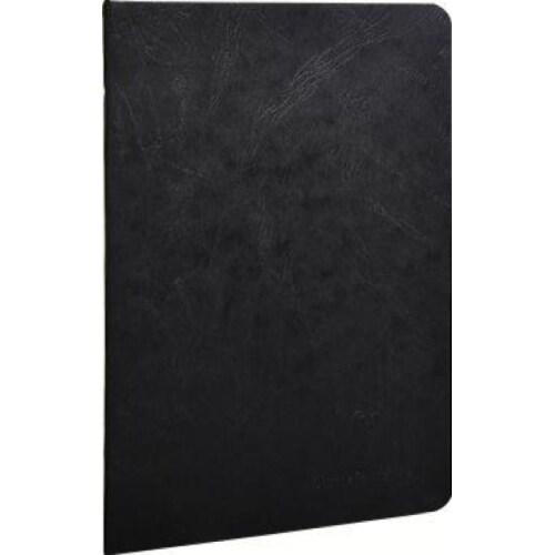 Clairefontaine Lot de 5 Carnet Age Bag A5, 96p./48 feuilles 90 g/m² piquées, couv. Coloris noir, ligné - 3329687331618_0