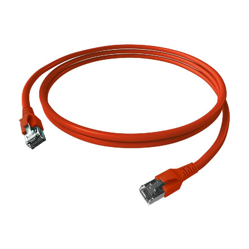 EasyLan FlexBoot Cordon Cat.6A, S/FTP, rouge, 1,5 m_0