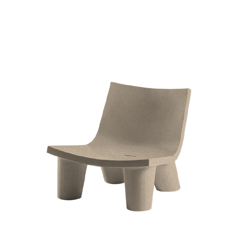 Fauteuil LOW LITA de SLIDE - beige amande_0