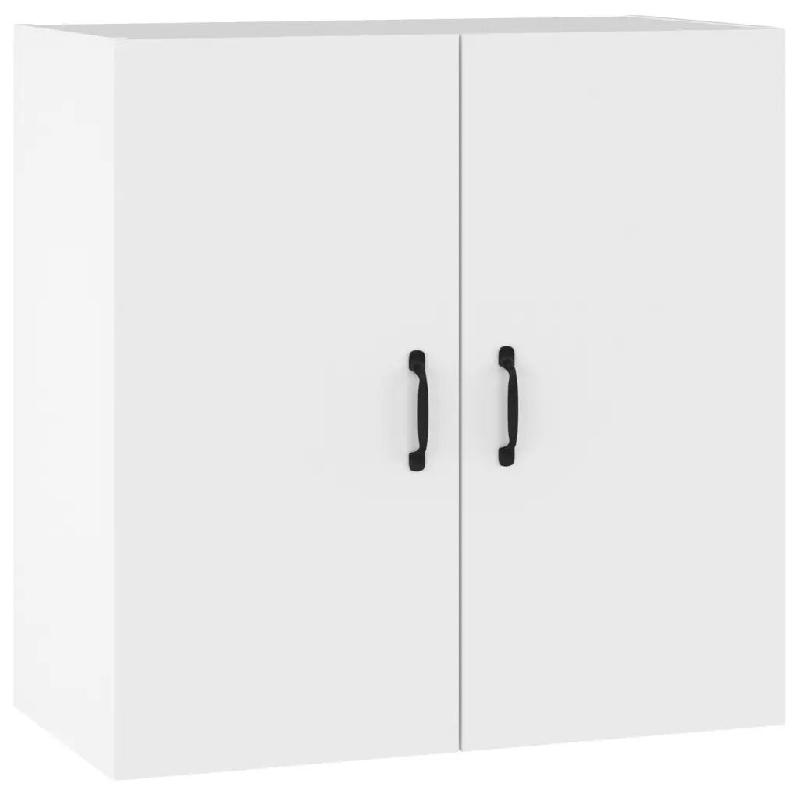 Helloshop26 - Armoire murale pratique design moderne 60 x 31 x 60 cm espace de rangement fonctionnel en bois d'ingénierie blanc 02_0048052 - blanc Bo_0