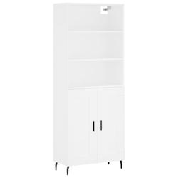 Helloshop26 - Buffet bahut commode armoire meuble de rangement organisateur cuisine salle de séjour salon haut 69,5 x 34 x 180 cm 02_0032684 - 300021_0