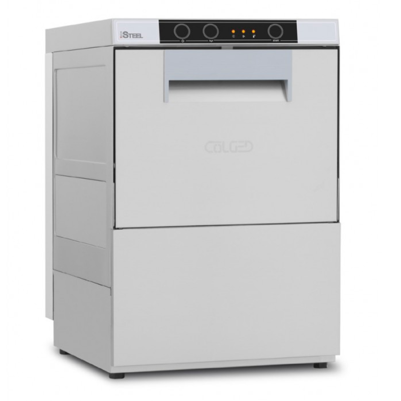 Lave-verres avec adoucisseur - Panier 390 x 390 mm - Carrosserie inox AISI 304 - COLGED_0