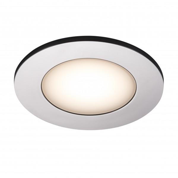 LEONIS IP65 3-KIT SPOT ENCASTRÉ PLASTIQUE CHROME LED INTEGRÉE 2700K - NORDLUX 49160133