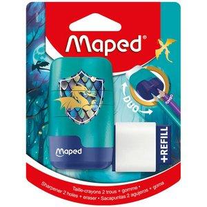 LOT DE 5 - COMBI GOMME-TAILLE-CRAYON DRAGON