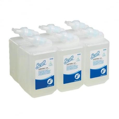 Lot de 6 cartouches de mousse lavante pour usages fréquents SCOTT® CONTROL 6342040 - Ecolabel | 6342_0