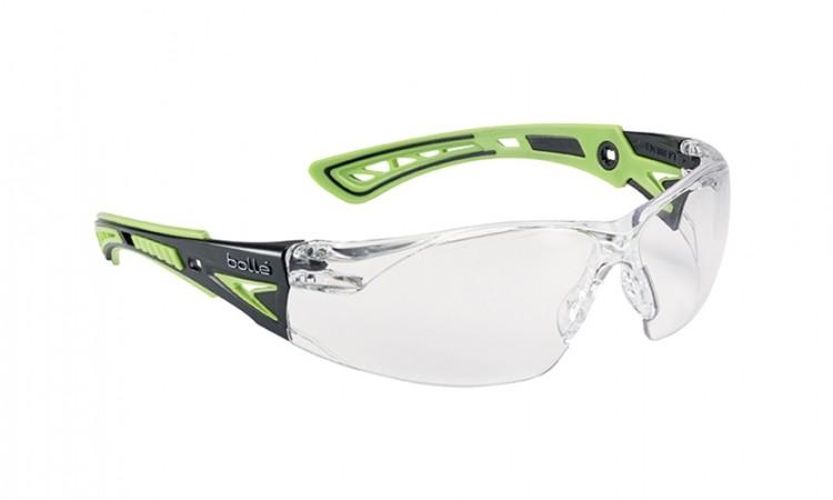 LUNETTES DE PROTECTION OCULAIRES ULTRA LÉGÈRES DESIGN SPORTIF  - VERT - LOT DE 2