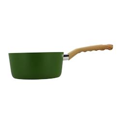 Menastyl - Casserole 18cm Colorama Olive - En Aluminium - Revetement Antiadhesif En Ceramique - 3256391020050_0