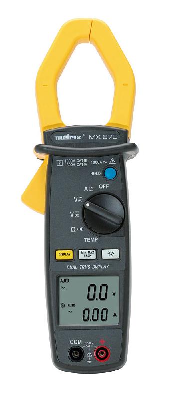 MX0670 - Pince ampèremétrique 600 V CAT IV avec double afficheur et large plage de mesure_0