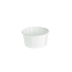 Packnwood FHC - 5 000Pcs - Pot papier plissé blanc avec Boite distributrice   H30mm 120ml - blanc papier 209POP444_0