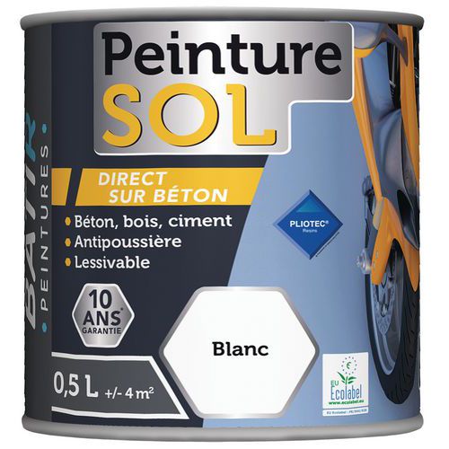 PEINTURE SOL BATIR - 05L BLANC