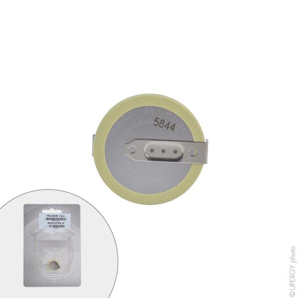 Pile bouton lithium Panasonic BR2032/HFN - Blister 3V, 190mAh, technologie lithium poly-carbone monofluoride_0