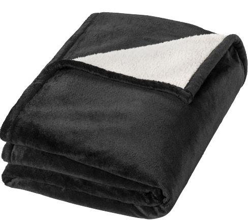 Plaid Hamptons - Design exclusif - Velours 180 g/m² et polaire sherpa 200 g/m² - 10032300_0