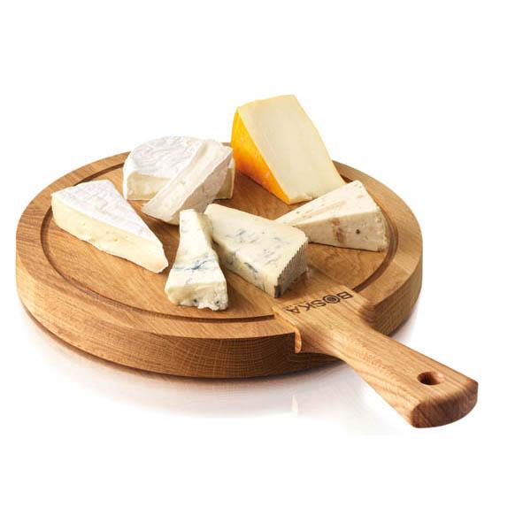PLANCHE À FROMAGE RONDE EN BOIS DE CHÊNE Ø29,7 CM - SIZE M - BOSKA - LIFE