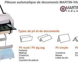 Plieuse de bureau martin yale 7200_0