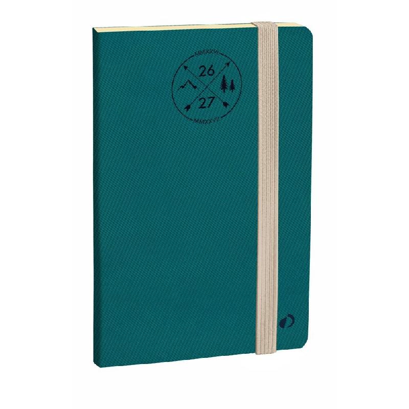 Quo Vadis - Agenda 16 mois - 2026-2027 - Horizontal 24 SD Prestige - Semainier Horizontal - Multilingue - Everest - Vert - sept à déc - 16x24 cm - v_0