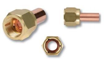 Raccord flare acier cuivre a souder - 3/4