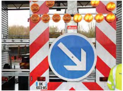 Remorque FLR et FLRD - Flèche lumineuse de rabattement et décalable pour balisage rapide - Sodimar_0