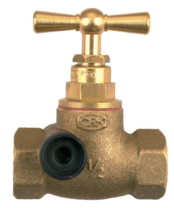 ROBINET D'ARRÊT À POTENCE AVEC PURGE FF 3/4 - GARIS - R4223