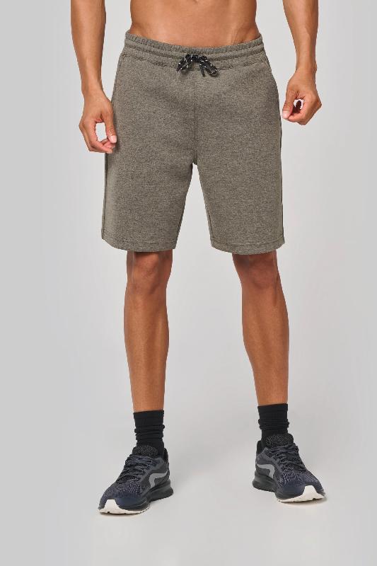 Short homme - Réf: PA1028 - Ultra confortable avec ceinture élastiquée et poches zippées - Marque PROACT_0