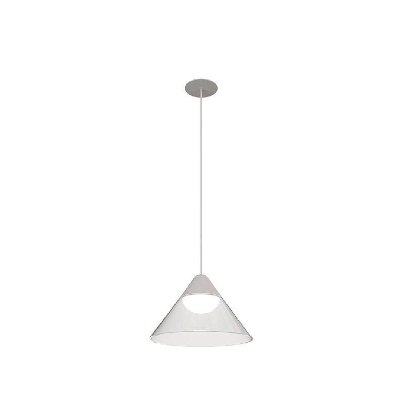 Suspension LED Ark Beneito & Faure 6W 3000K 90º Blanc/Transparent, Design conique pour intérieurs - Éclairage élégant - blanc 8436590203699_0