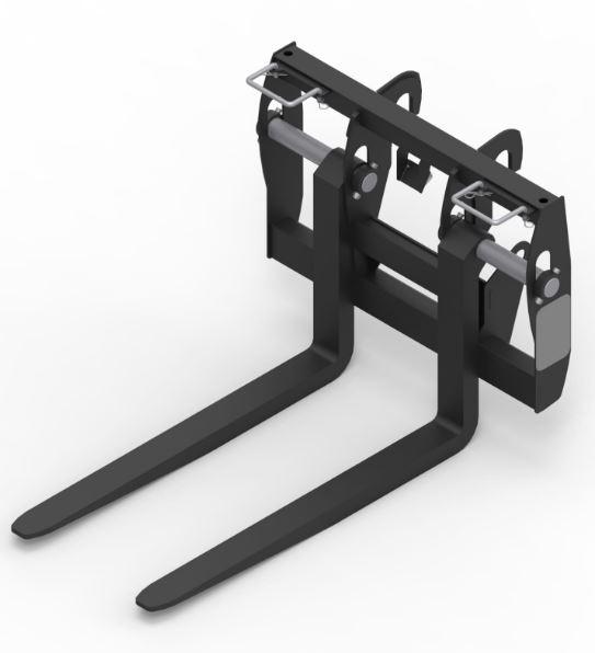 Tablier porte-fourches flottantes standard 5 tonnes - Magni - Compatible gammes RTH_0