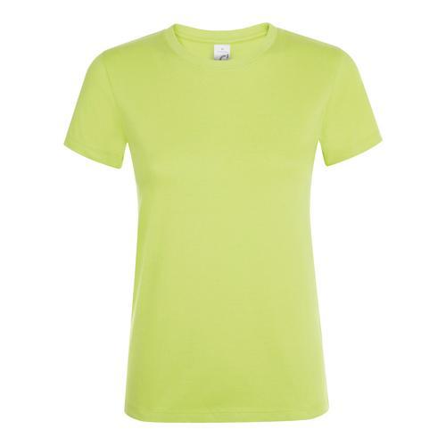TEE-SHIRT PERSONNALISABLE VERT POMME FEMININ CLASSIC 150G