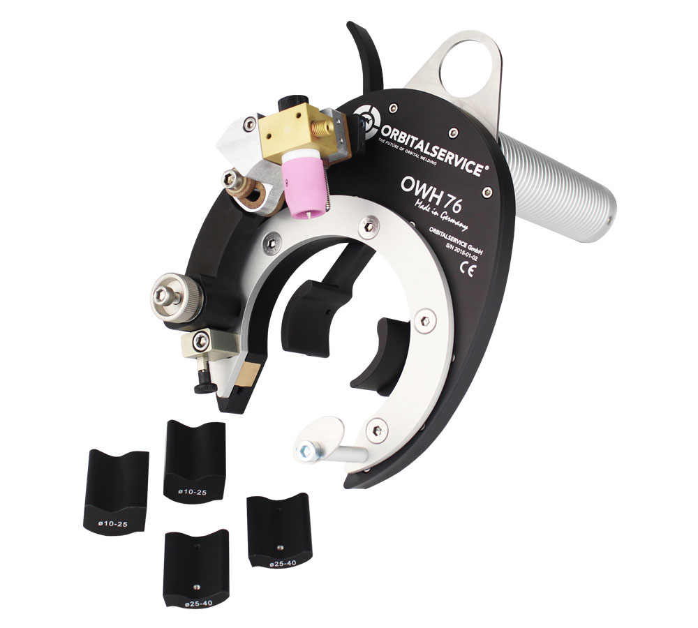 Tête de soudage ouverte Orbitalservice - modèles pour diamètres de 10mm à 273mm - refroidissement air et eau_0