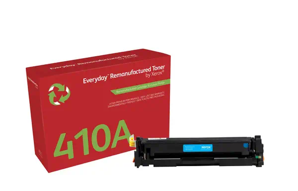 Toner remanufacturé Cyan Everyday¢ de Xerox compatible avec HP 410A (CF411A), Capacité standard_0