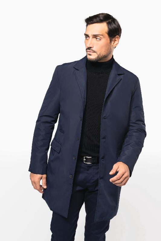 Trench structuré homme - Réf: PK602 - Kariban Premium - 100% polyester, imperméable et coupe-vent_0