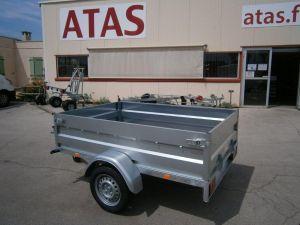 Remorque utilitaire 201 x 135 x 45 cm - 1 essieu - acier expert - 500 kg PTC_0