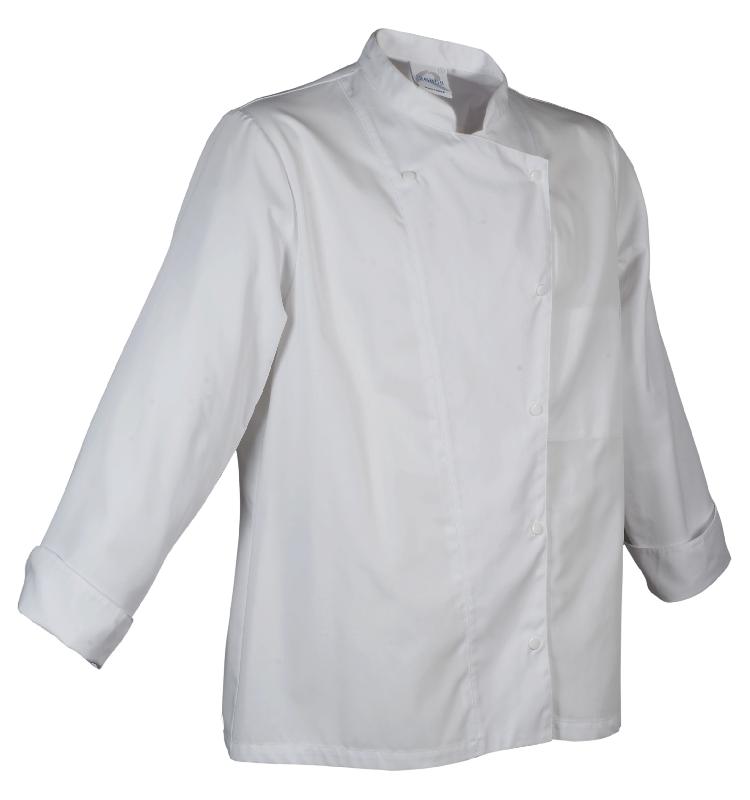 VESTE DE CUISINE FEMME BLANCHE MANILLE