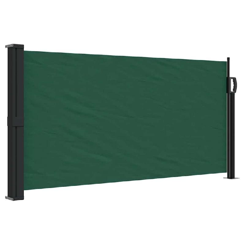 VidaXL Auvent latéral rétractable vert foncé 100x300 cm Modèle Ventura Riviera - 4004275_0
