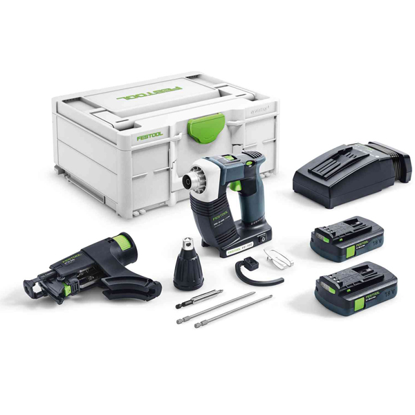 VISSEUSE FESTOOL PLAQUISTE DURADRIVE DWC 18-4500 C 3,1-PLUS 2 BATTERIES 3,1 AH