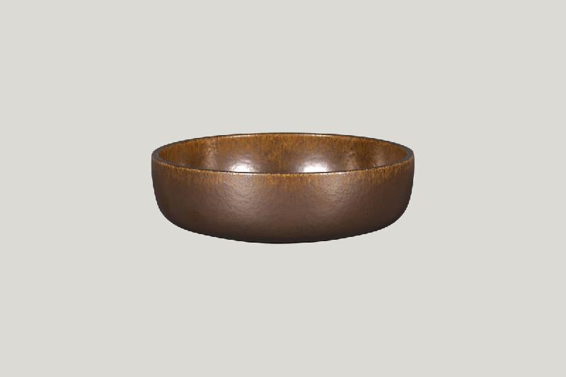 BOL ROND BRONZE PORCELAINE Ø 20 CM RAKSTONE EASE