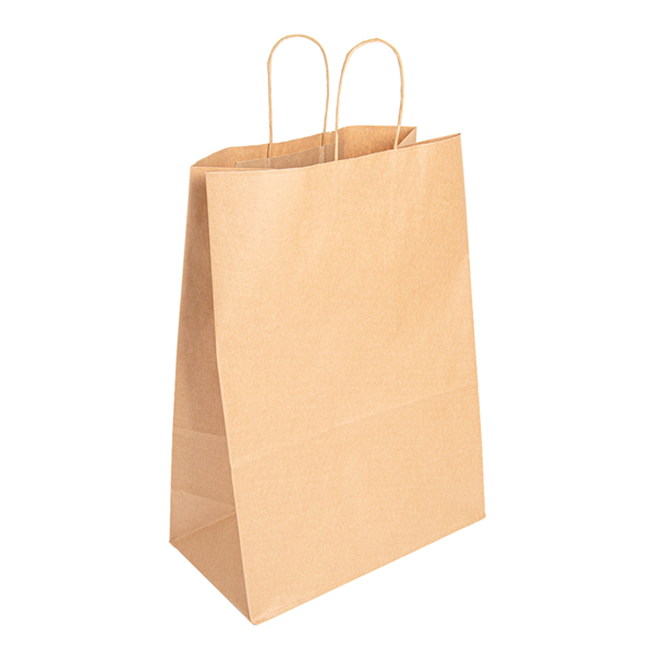 250 sacs kraft naturel à poignées torsadées 320x160x430 mm - SKFTPTMR-GP05_0