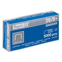 AGRAFES Nº26/8 EN BOÎTE DE 5000 - LOT DE 3