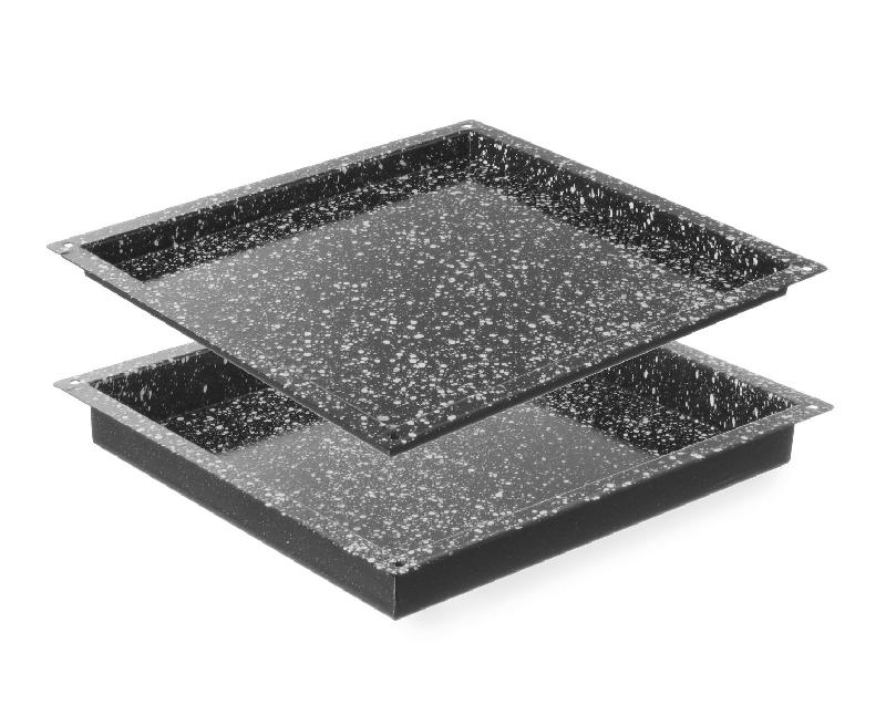 Bac gastronorme émaillé GN 2/3 - 345x325x(H)20 mm - HENDI FOOD SERVICE EQUIPEMENT - 890356_0